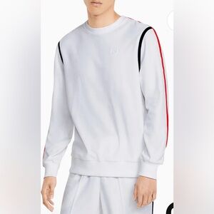 PUMA X TMC LL CREW NECK MEN’S BASKETBALL SWEATSHIRT - WHITE - SZ: SMALL